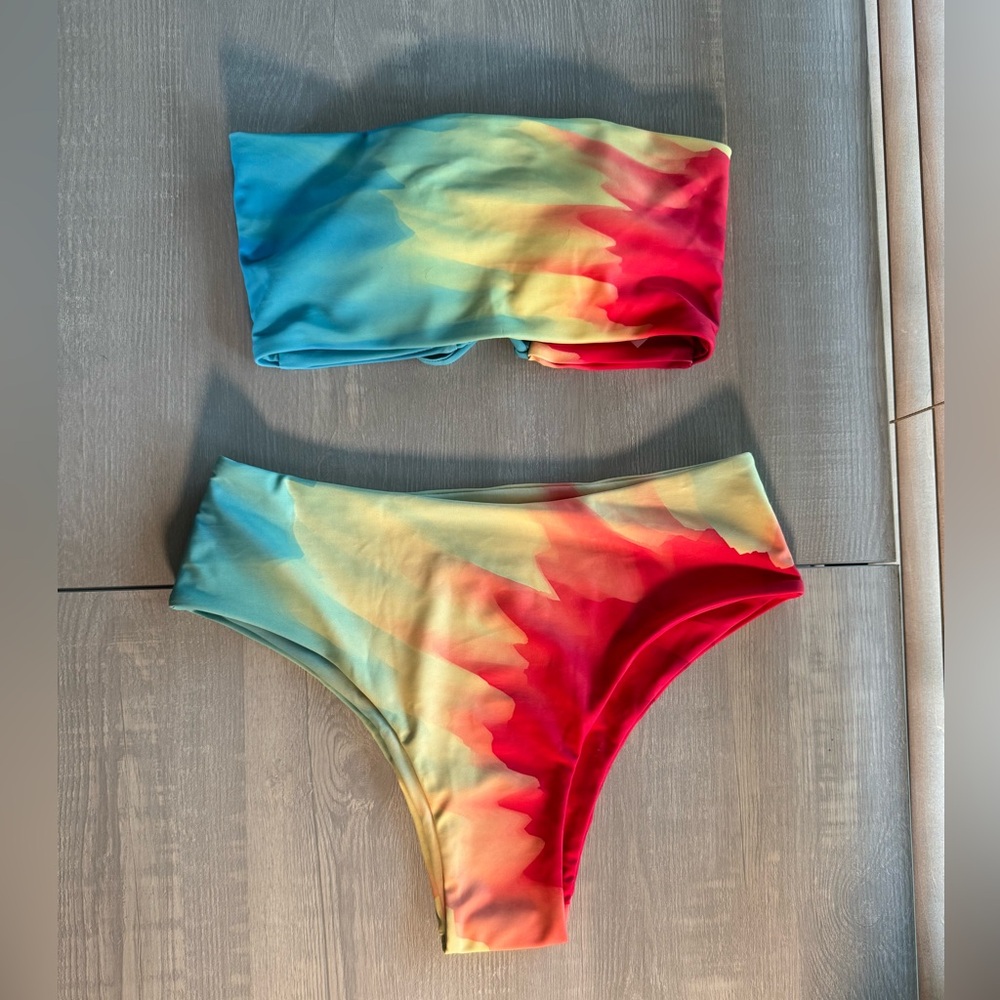 SHEIN Bandeau Bikini Set